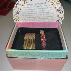 Easter rustic Cuff Bracelet set